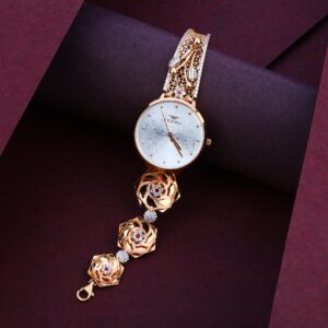 18KT Rose Gold Fancy Ladies Diamond Watch RLW259