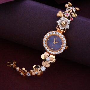 18KT Rose Gold Ladies Diamond Watch RLW264