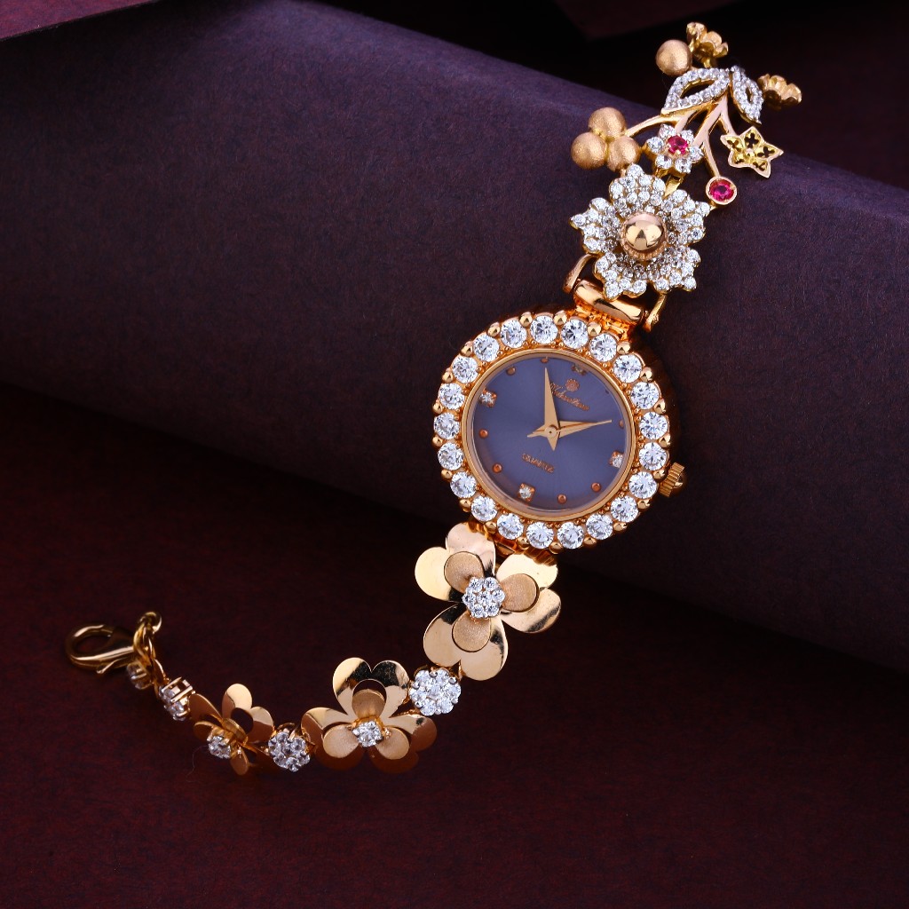 18KT Rose Gold Ladies Diamond Watch RLW264
