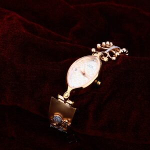 750 Rose Gold Fancy Cz Ladies Watch RLW169