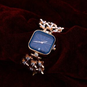 750 Rose Gold Exclusive Cz Ladies Watch RLW170