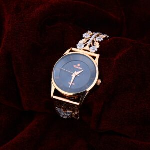 750 Rose Gold Cz Ladies Watch RLW174