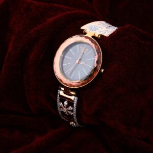 18CT CZ  Rose Gold Classic Ladies Watch RLW175
