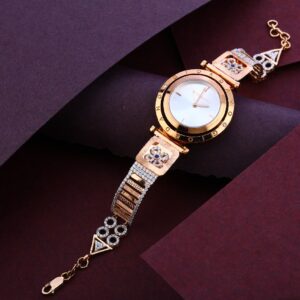18KT Cz Women's Delicate Rose Gold  Watch RLW253