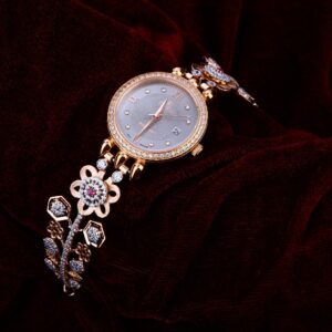 18KT Rose Gold Stylish Hallmark Ladies Watch RLW188