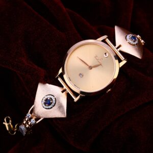 18KT Rose Gold Fancy Hallmark Ladies Watch RLW189