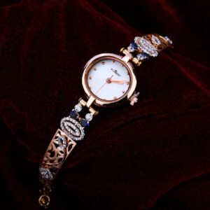 18KT Rose Gold Delicate Hallmark Ladies Watch RLW191