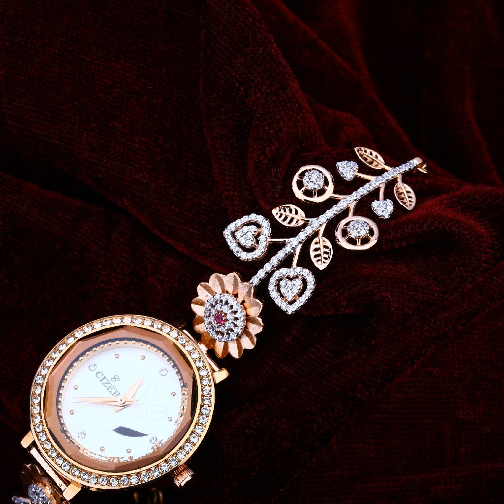 18KT Rose Gold Hallmark Ladies Watch RLW196 - Image 4