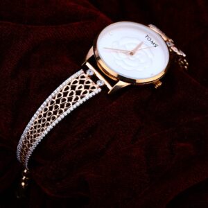 750 Cz Women's Exclusive Rose Gold Watch RLW200