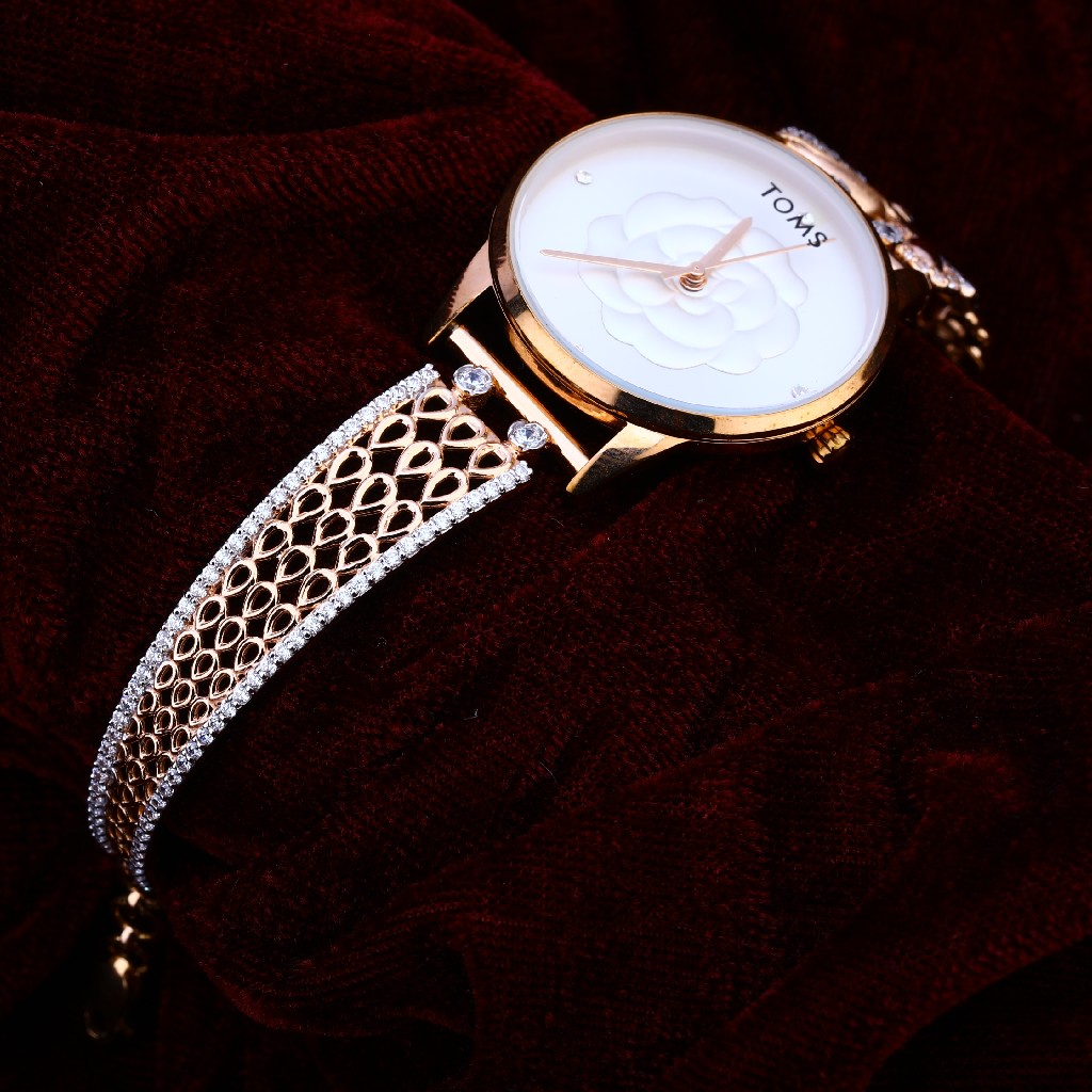 750 Cz Women's Exclusive Rose Gold Watch RLW200