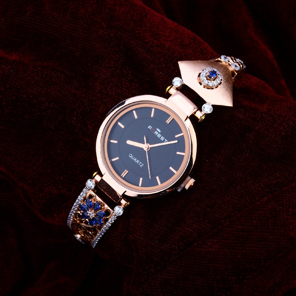 750 Cz Women's Designer Rose Gold Watch RLW202