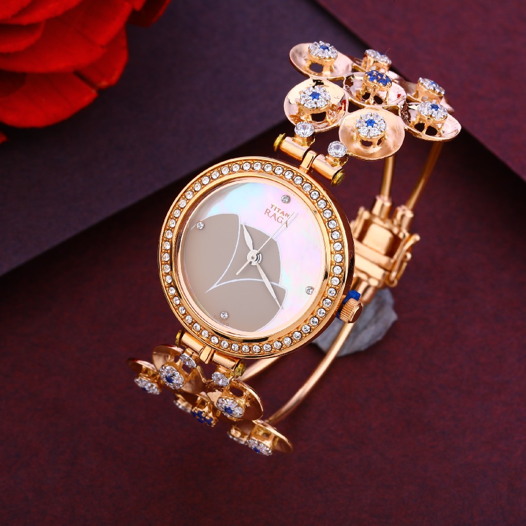 750 rose gold stylish ladies watch rlw269