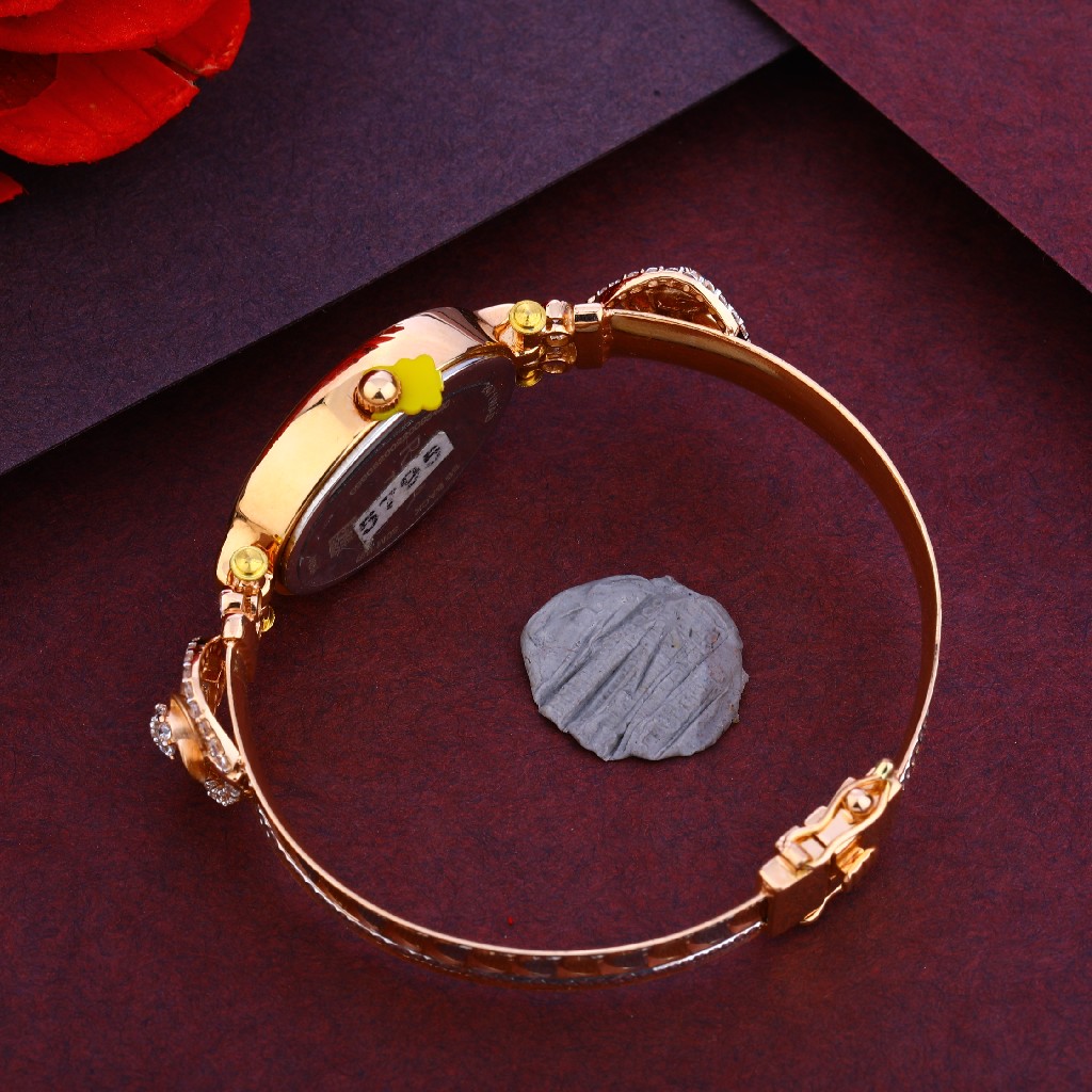 750 Rose Gold Delicate Ladies Watch RLW273 - Image 3