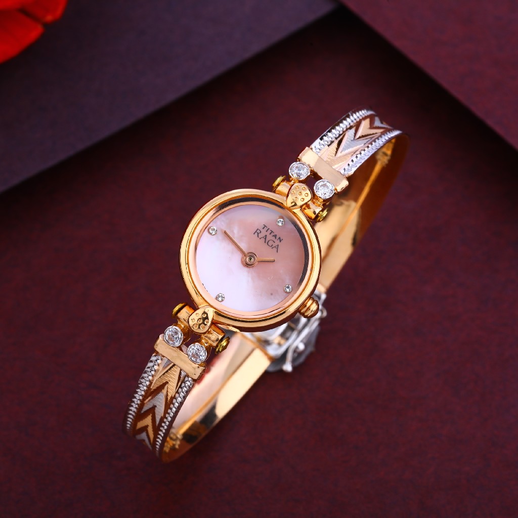 750 Rose Gold Designer Ladies Watch RLW274
