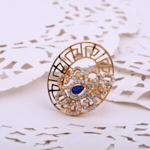 18KT Rose Gold Stylish Diamond Ladies ring RLR537