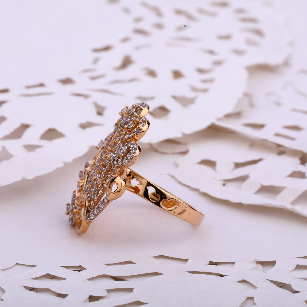 18KT Rose Gold Gorgeous Diamond Ladies ring RLR538 - Image 2