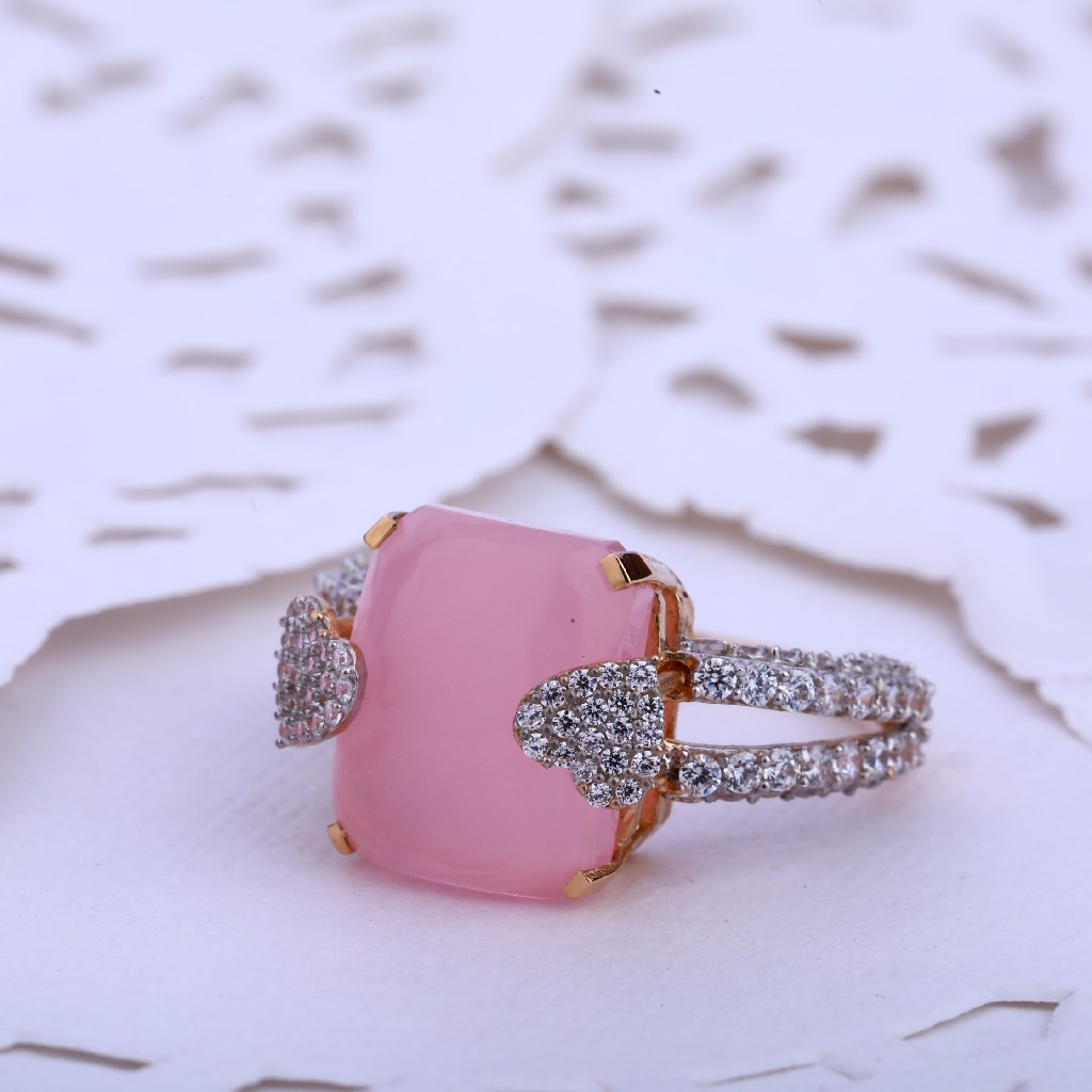 760 Rose Gold Fancy Hallmark Ladies Ring RLR507