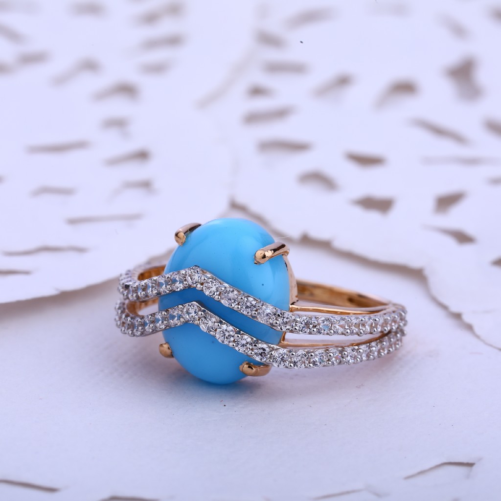 760 Rose Gold Exclusive Hallmark Ladies Ring RLR511