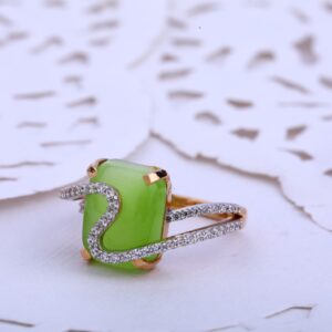 760 Rose Gold Delicate Hallmark Ladies Ring RLR510