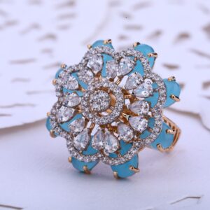 760 Rose Gold Stylish Ladies Ring RLR513