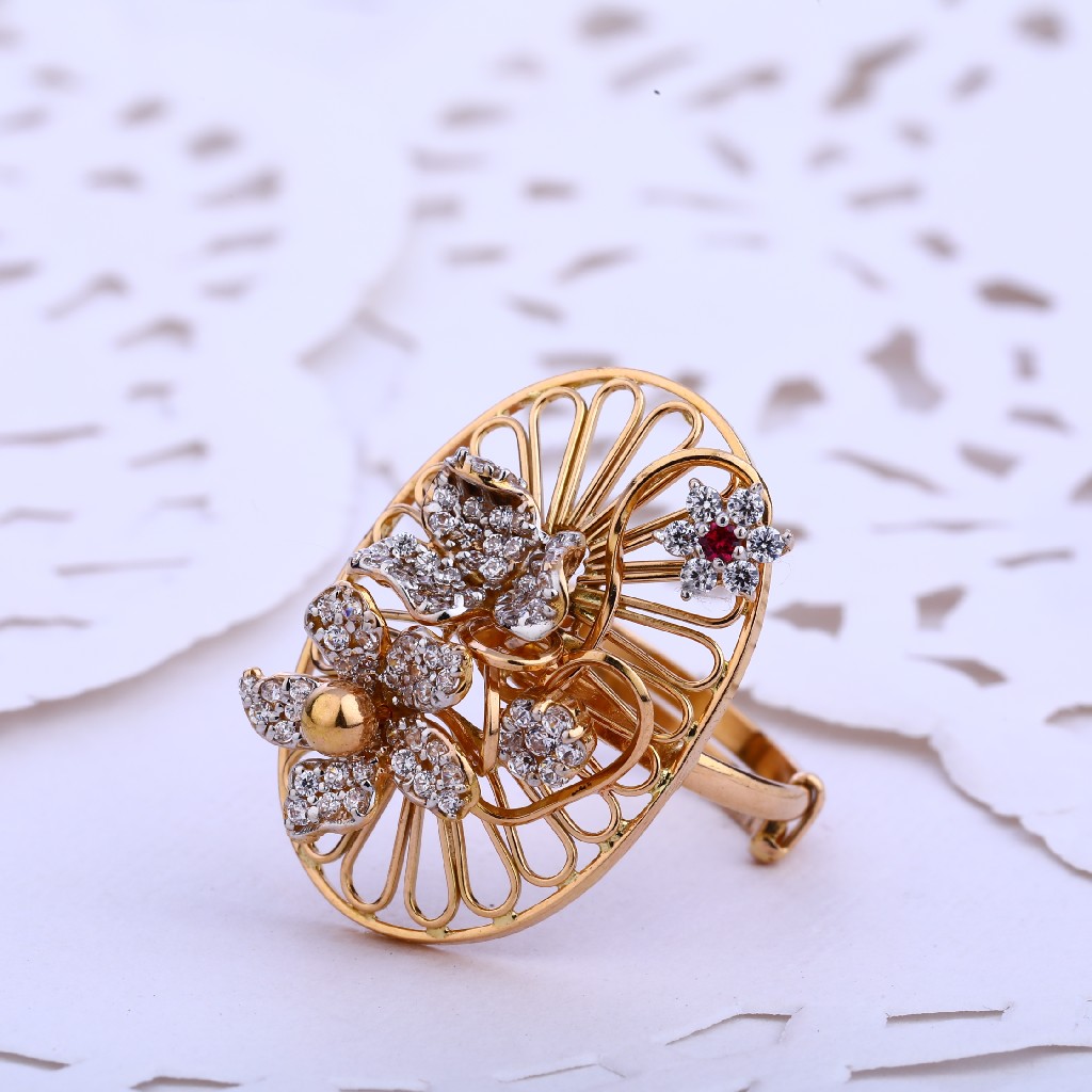 760 Rose Gold Gorgeous Ladies Ring RLR520