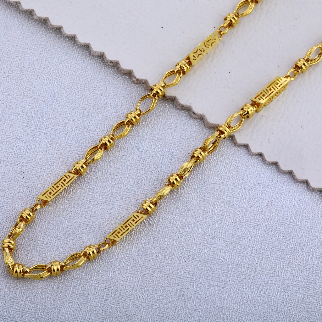 22KT Gold Stylish Gent's Chain MCH506