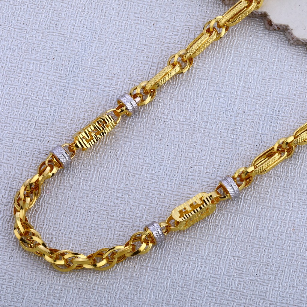 22KT Gold Classic Gent's Chain MCH511 - Image 2