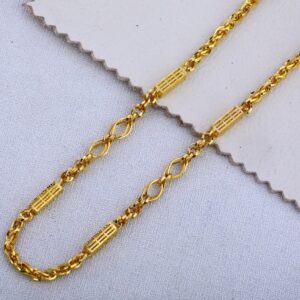 916 Gold Men's Designer Plain Chain MCH519