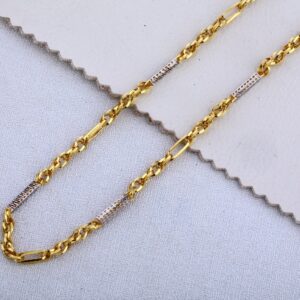 916 Gold Men's Stylish Hallmark Chain MCH520