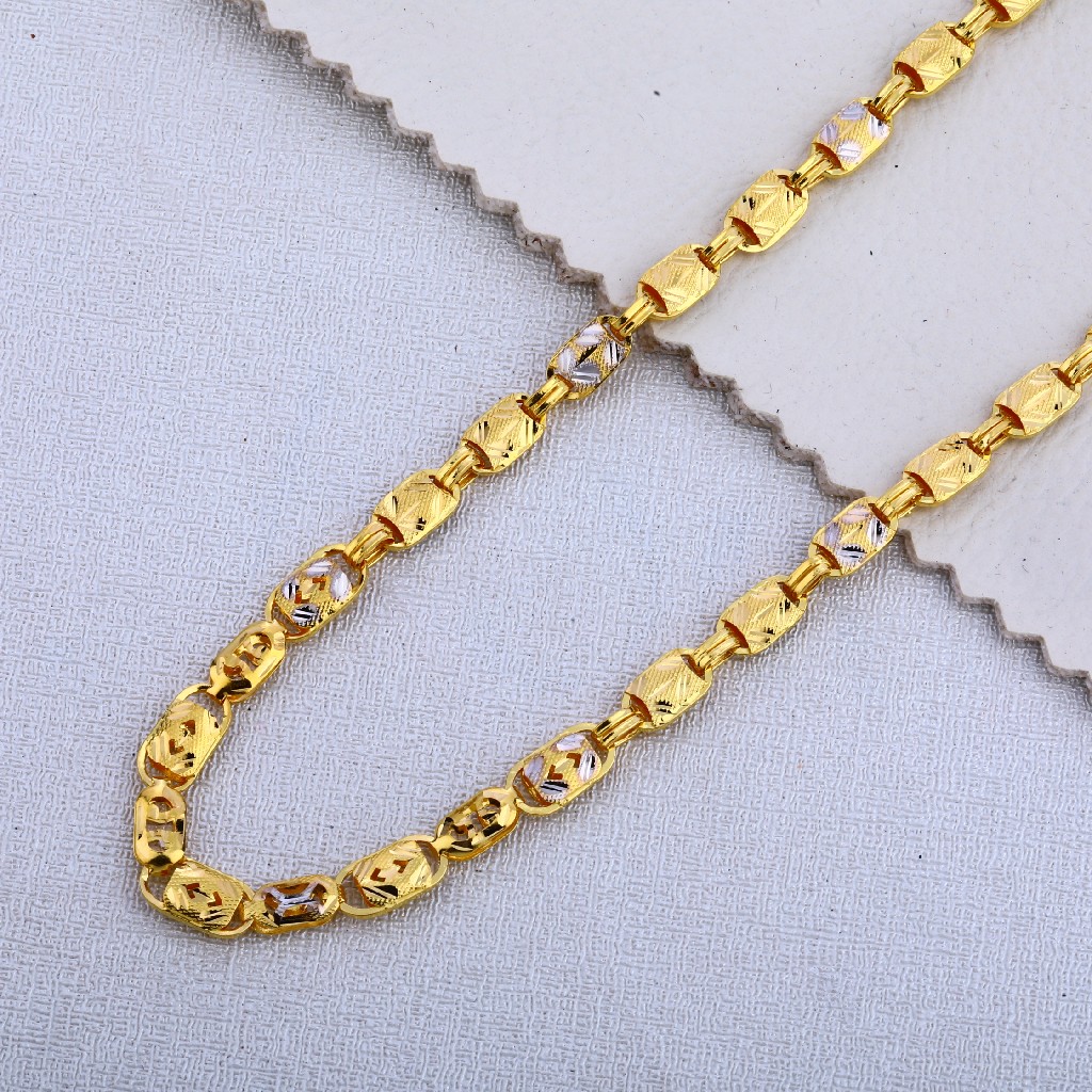 916 Gold Men's Delicate Hallmark Chain MCH526