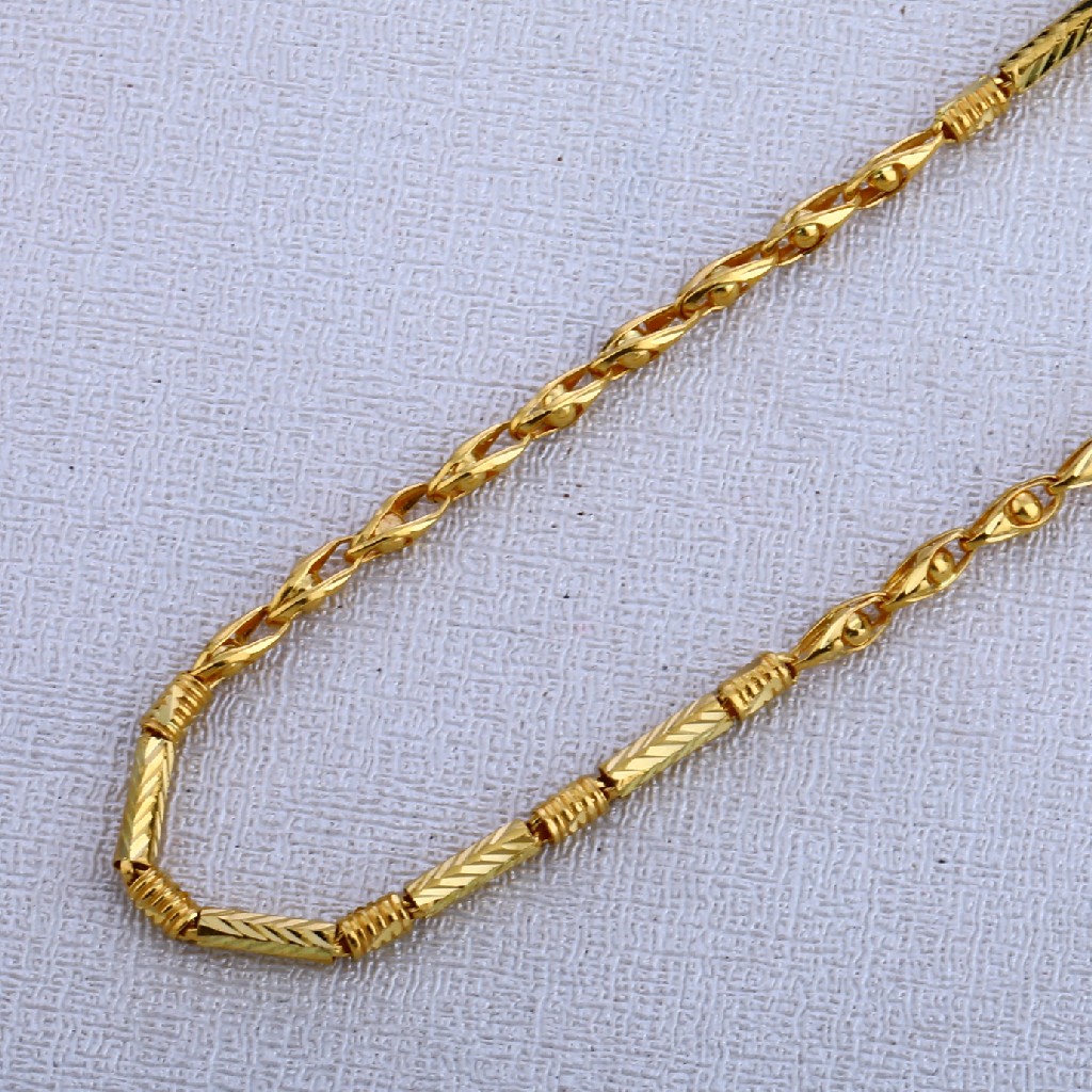 916 Gold Men's Designer Hallmark Chain MCH525 - Image 2