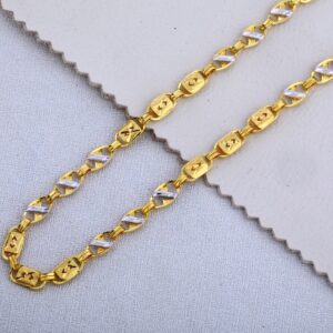 916 Gold Men's Classic Hallmark Chain MCH527