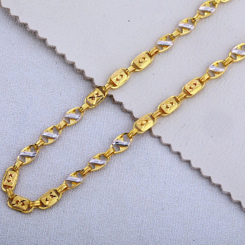916 Gold Men's Classic Hallmark Chain MCH527