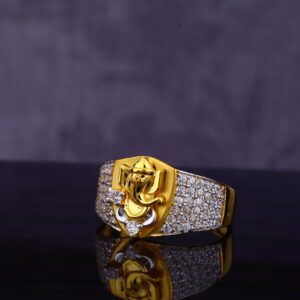 22KT CZ Gent's Exclusive God Ring MGR140