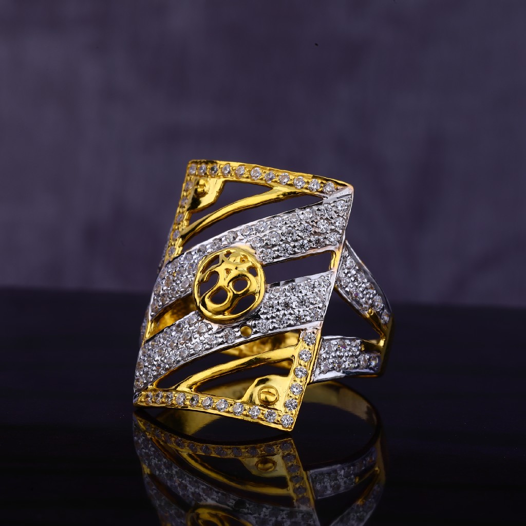 22KT CZ Gent's Delicate God Ring MGR139