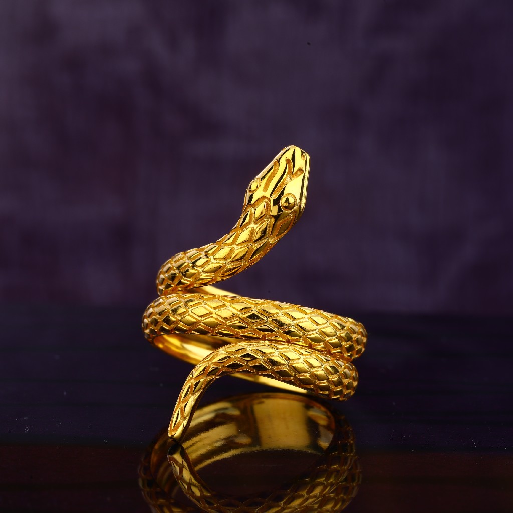 916 Gold Plain Men's Gold Ring MGR164p