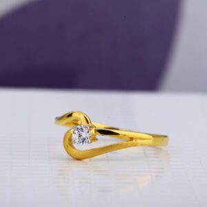 916 Ladies Designer  Single Stone Ring LSR63
