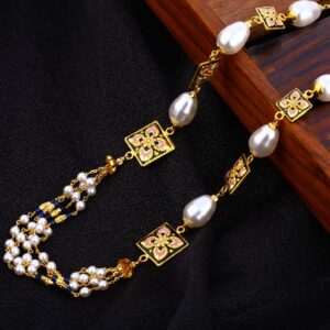 916 Gold Hallmark Classic Antique Chain Mala AC196
