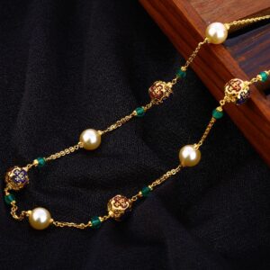 916 Gold Hallmark Antique Chain Mala AC198