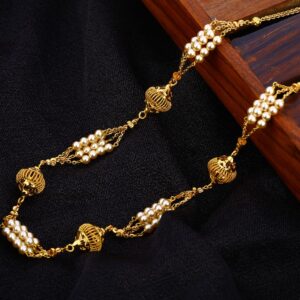 916 Gold Antique Fancy Women's Chain Mala AC199