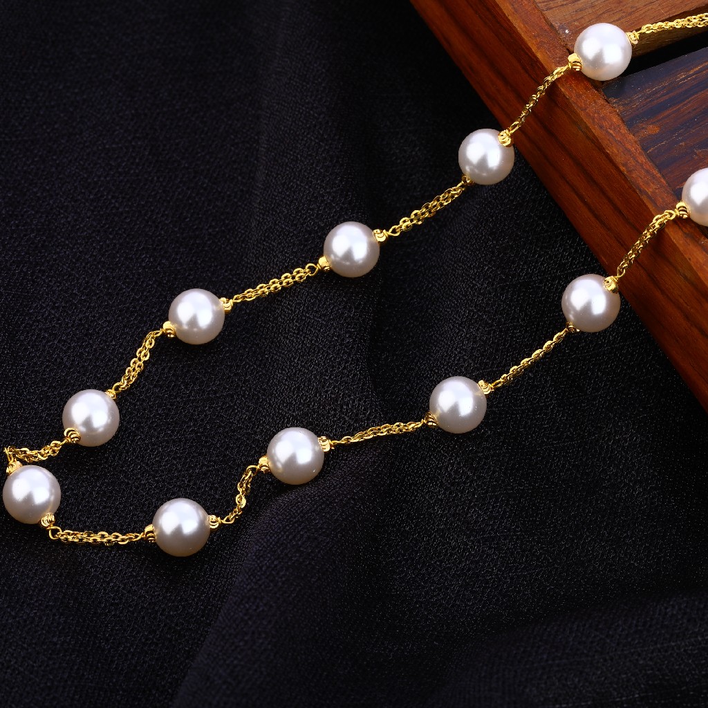 916 Gold Antique Chain Mala AC205