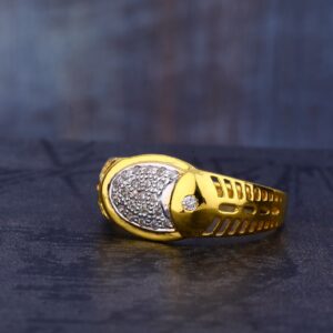916 CZ Gold Classic Gentlemen's Ring MR693