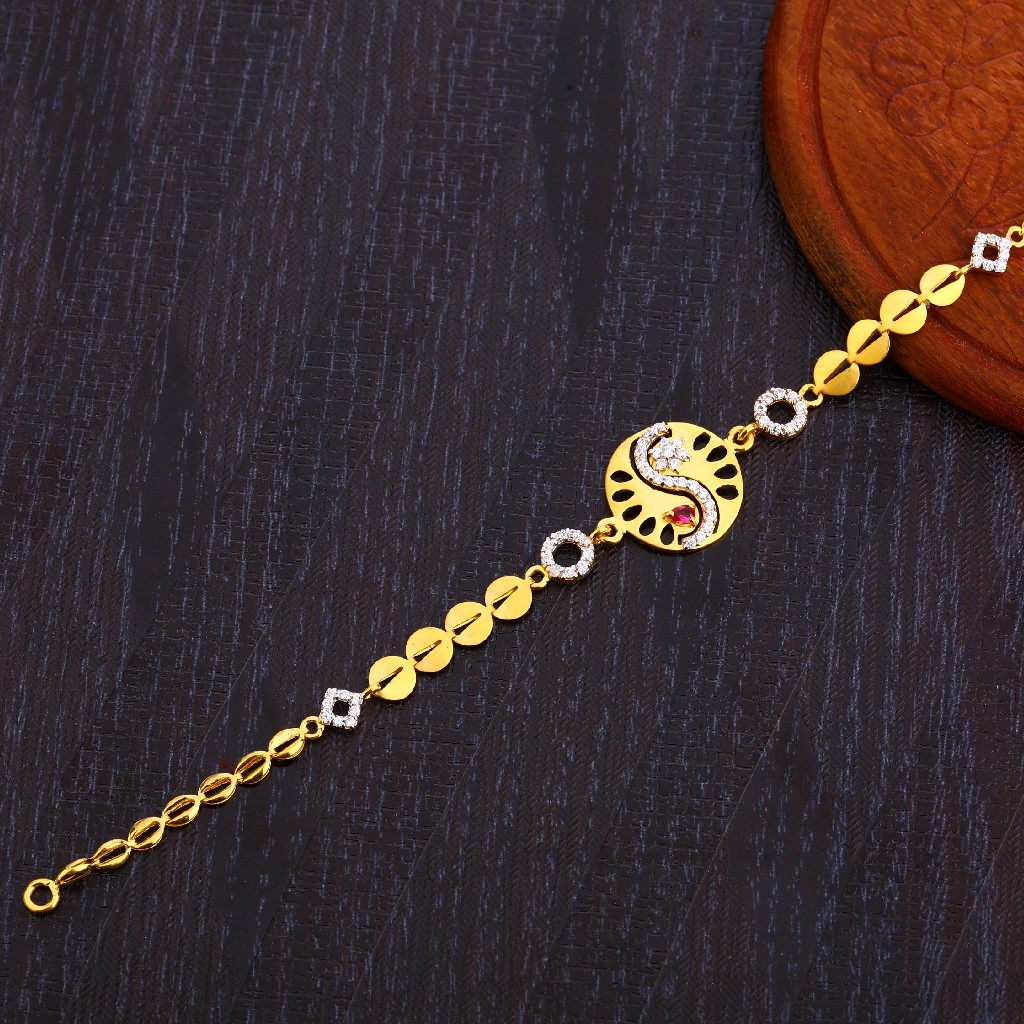 22CT Gold Fancy  Ladies Bracelet LB303