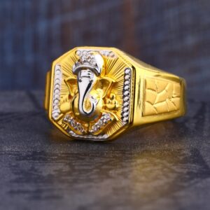 22CT Gold Hallmark Classic Men's Ring MR650