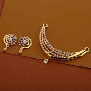 22kt Cz Women's Gorgeous Pendant Set MP270