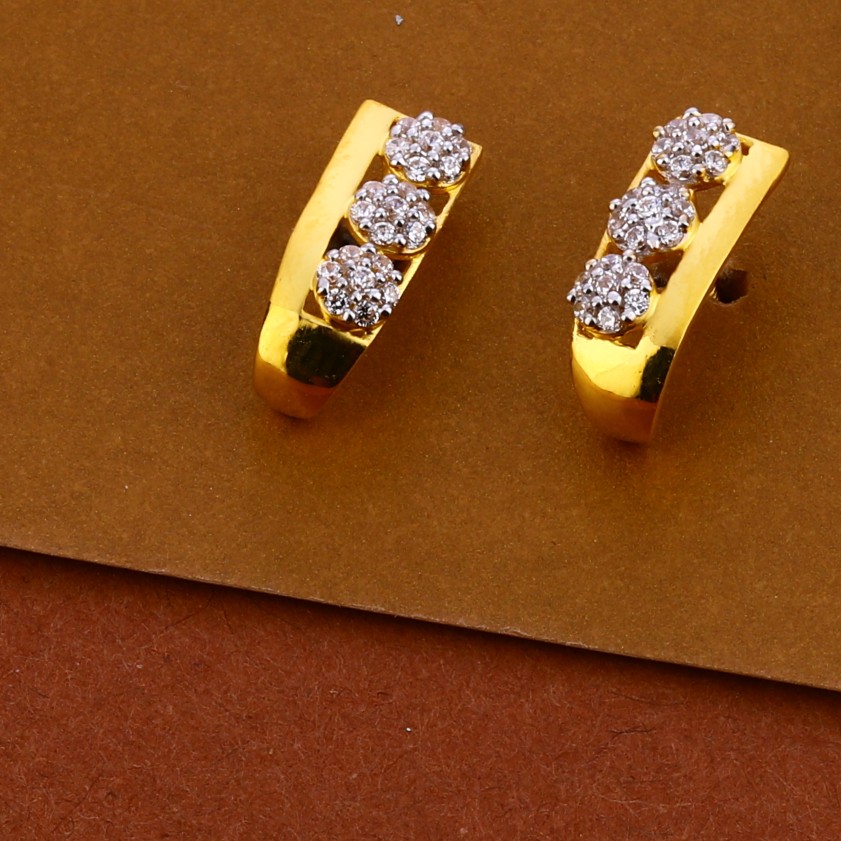 22kt Cz Women's Exclusive Pendant Set MP272 - Image 2