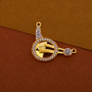 22kt Gold Stylish Women's Pendant MP289