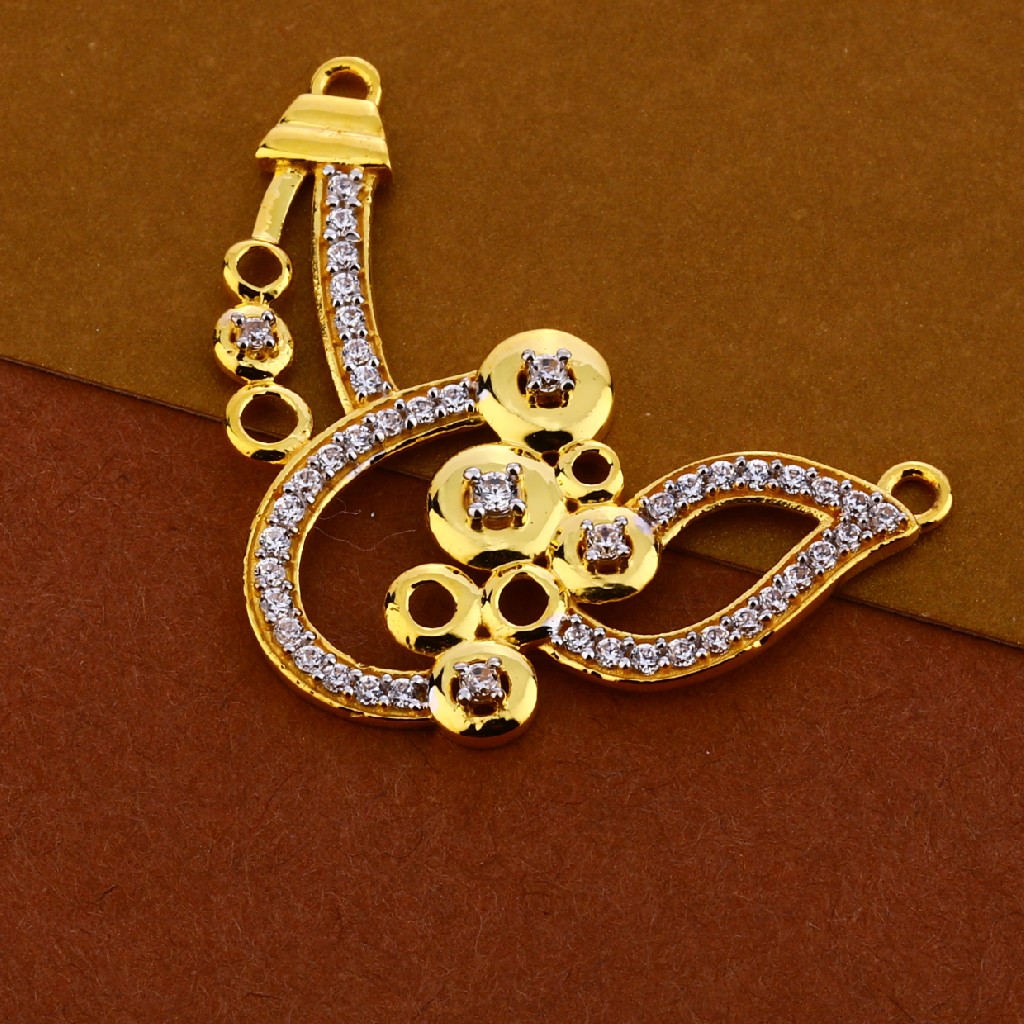22kt Gold Designer Women's Pendant MP291