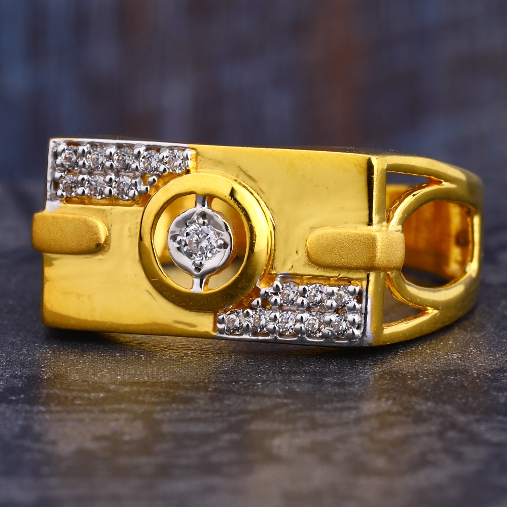 22KT Gold Hallmark Stylish Gentlemen's Ring MR640