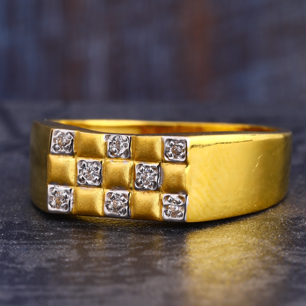 22KT Gold Hallmark Exclusive Gentlemen's Ring MR637